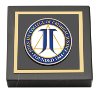 John Jay College of Criminal Justice Masterpiece Medallion Paperweight