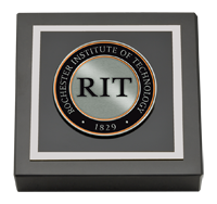 Rochester Institute of Technology Masterpiece Medallion Paperweight
