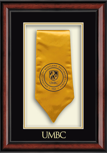 University of Maryland, Baltimore County Commemorative Stole Shadow Box Frame in Southport