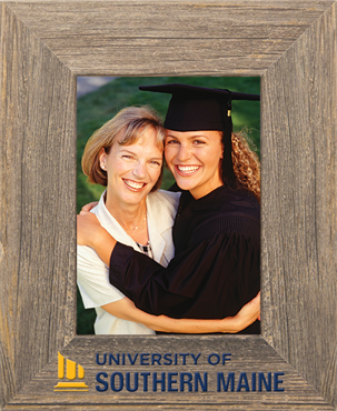 University of Southern Maine photo frame - Spectrum Photo Frame in Barnwood Gray