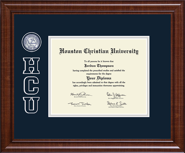 Houston Christian University diploma frame - Masterpiece Medallion Diploma Frame in Prescott