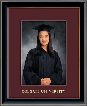 Colgate University photo frame - Embossed Photo Frame in Onexa Gold