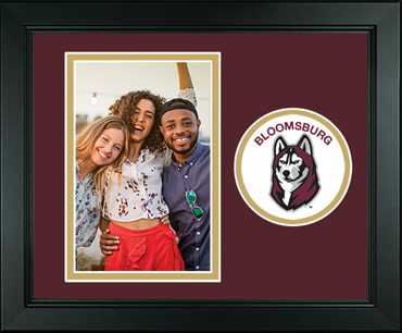 Bloomsburg University photo frame - Lasting Memories Circle Logo Photo Frame in Arena