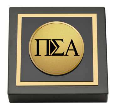 Pi Sigma Alpha Honor Society diploma frame - Gold Engraved Medallion Paperweight