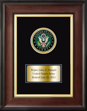 United States Army award frame - U.S. Army Service Award Frame in Studio Gold