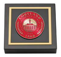 State University of New York Cortland diploma frame - Masterpiece Medallion Paperweight