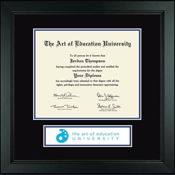 The Art of Education University diploma frame - Lasting Memories Banner Diploma Frame in Arena