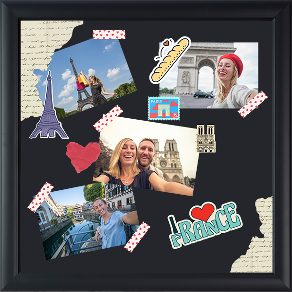 Shadow Box Frames Travel shadow box frame - Travel Shadow Box Frame in Obsidian