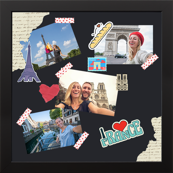Shadow Box Frames Travel shadow box frame - Travel Shadow Box Frame in Stealth