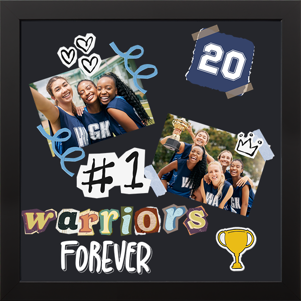 Shadow Box Frames Sports shadow box frame - Sports Shadow Box Frame in Stealth