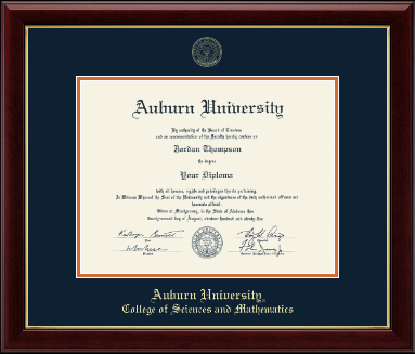 Auburn University diploma frame - Gold Embossed Diploma Frame in Gallery