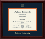 Auburn University Gold Embossed Diploma Frame in Gallery