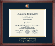 Auburn University diploma frame - Masterpiece Medallion Diploma Frame in Kensington Gold