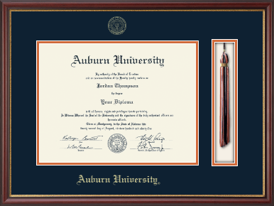 Auburn University diploma frame - Tassel & Cord Diploma Frame in Newport