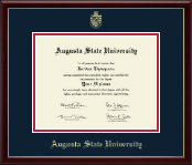 Augusta State University Gold Embossed Diploma Frame in Galleria
