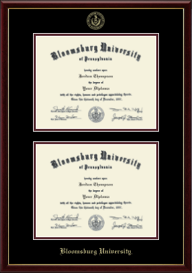 Bloomsburg University diploma frame - Double Diploma Frame in Galleria