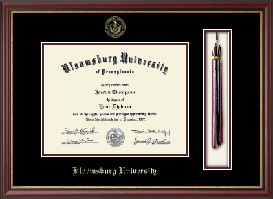 Bloomsburg University diploma frame - Tassel & Cord Diploma Frame in Newport