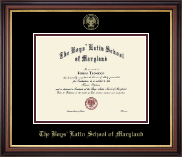 The Boys' Latin School of Maryland diploma frame - Gold Embossed Diploma Frame in Regency Gold