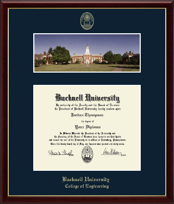 Bucknell University diploma frame - Campus Scene Diploma Frame in Galleria