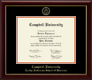Campbell University diploma frame - Gold Embossed Diploma Frame in Gallery