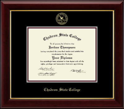 Chadron State College diploma frame - Gold Embossed Diploma Frame in Gallery