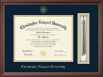 Christopher Newport University Tassel Diploma Frame in Newport