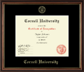 Cornell University Gold Embossed Certificate Frame in Williamsburg