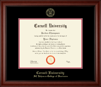 Cornell University diploma frame - Gold Embossed Diploma Frame in Cambridge