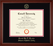 Cornell University diploma frame - Gold Embossed Diploma Frame in Cambridge