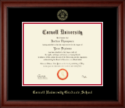 Cornell University diploma frame - Gold Embossed Diploma Frame in Cambridge