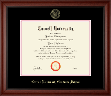 Cornell University diploma frame - Gold Embossed Diploma Frame in Cambridge