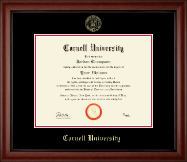 Cornell University diploma frame - Gold Embossed Diploma Frame in Cambridge