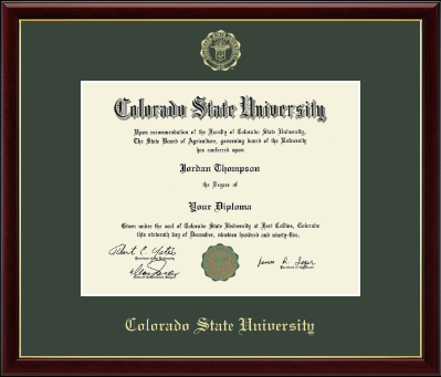 Colorado State University diploma frame - Gold Embossed Diploma Frame in Galleria