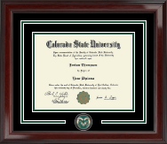 Colorado State University Spirit Medallion Diploma Frame in Encore