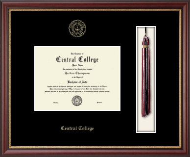 Central College diploma frame - Tassel & Cord Diploma Frame in Newport