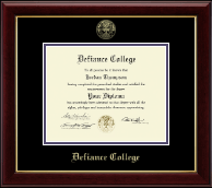 Defiance College Gold Embossed Diploma Frame in Gallery