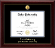 Duke University diploma frame - 23K Diploma Frame in Gallery