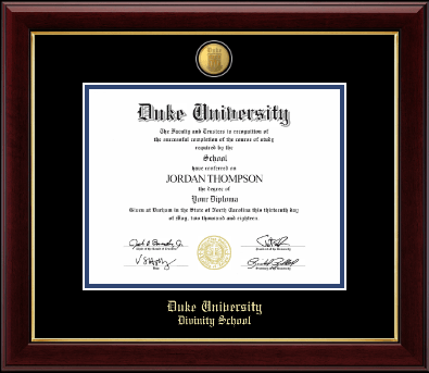 Duke University diploma frame - 23K Diploma Frame in Gallery
