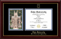 Duke University diploma frame - Campus Scene Diploma Frame in Gallery