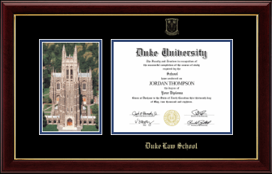 Duke University diploma frame - Campus Scene Diploma Frame in Gallery