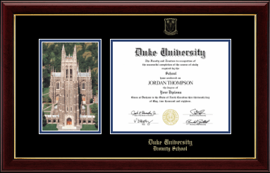 Duke University diploma frame - Campus Scene Diploma Frame in Gallery