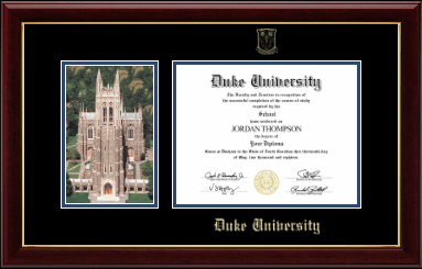 Duke University diploma frame - Campus Scene Diploma Frame in Gallery