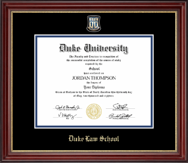 Duke University diploma frame - Masterpiece Medallion Diploma Frame in Kensington Gold