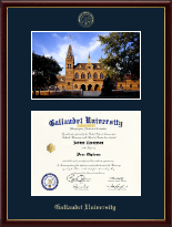 Gallaudet University diploma frame - Campus Scene Diploma Frame in Galleria