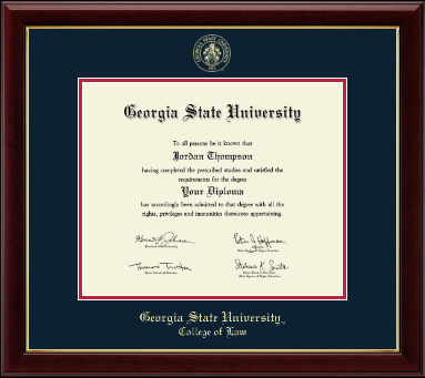 Georgia State University diploma frame - Gold Embossed Diploma Frame in Gallery