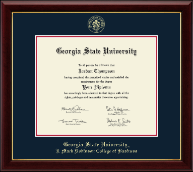 Georgia State University diploma frame - Gold Embossed Diploma Frame in Gallery