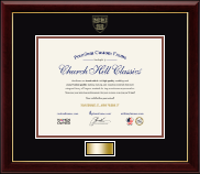 Harvard University diploma frame - Personalized Gold Embossed Diploma Frame in Gallery