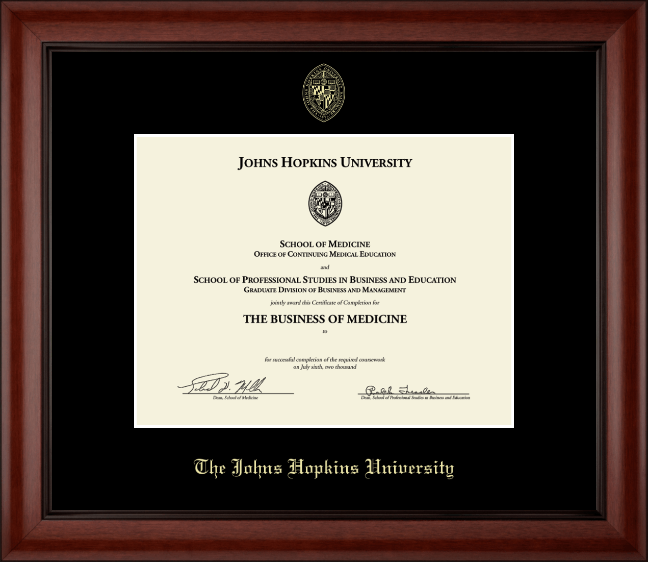 Document Size 11 x 8.5 Gold Embossed Tassel Diploma Frame Franciscan University of Steubenville Officially Licensed
