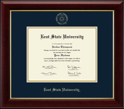 Kent State University diploma frame - Kent State U.- Gold Embossed Diploma Frame in Gallery