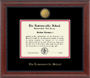 The Lawrenceville Prep School 23K Medallion Diploma Frame in Signature